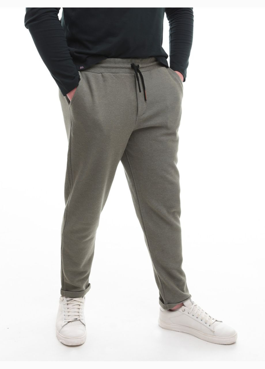 Хаки повседневный демисезонные каррот брюки JEANSclub