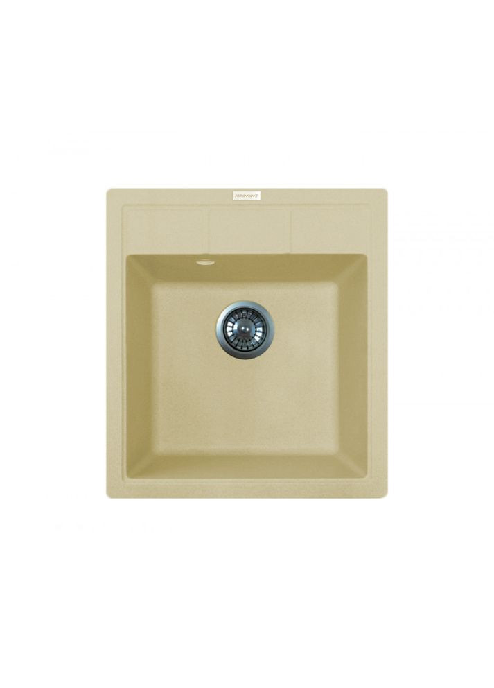 Кухонная мойка гранит 46*52 см BRICK айвори Adamant (371875911)