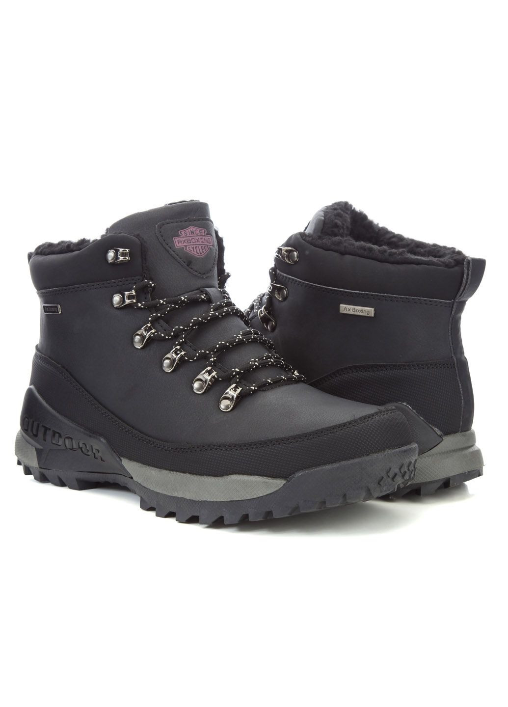 Черные зимние ботинки мужские Navigator