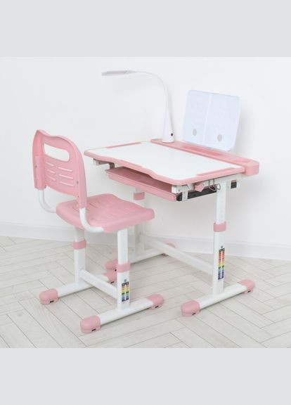 Парта зі стільцем дитяча M 5068-8-2 рожева Bambi (341249352)