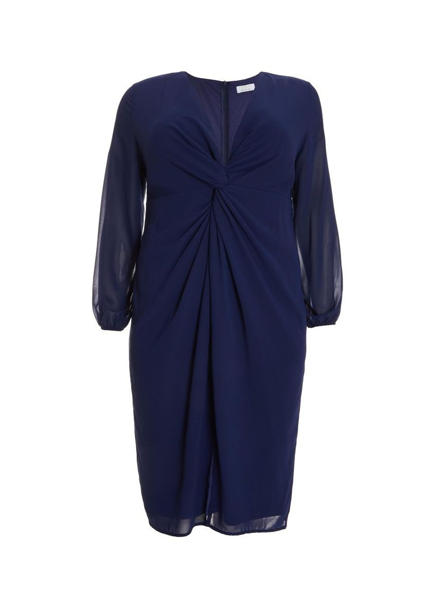 Темно-синее платье Quiz
