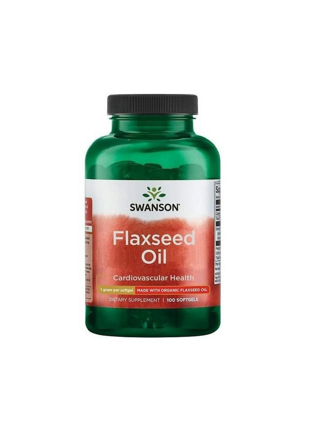 Жирные кислоты Flaxseed Oil 1000 mg, 100 капсул Swanson (293343099)
