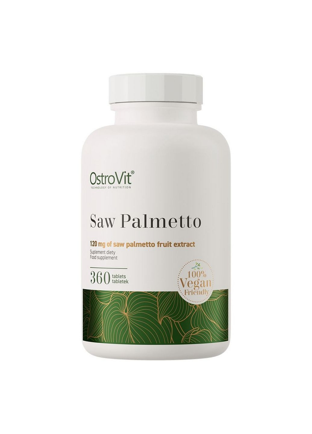Натуральная добавка Vege Saw Palmetto, 360 таблеток Ostrovit (296260666)
