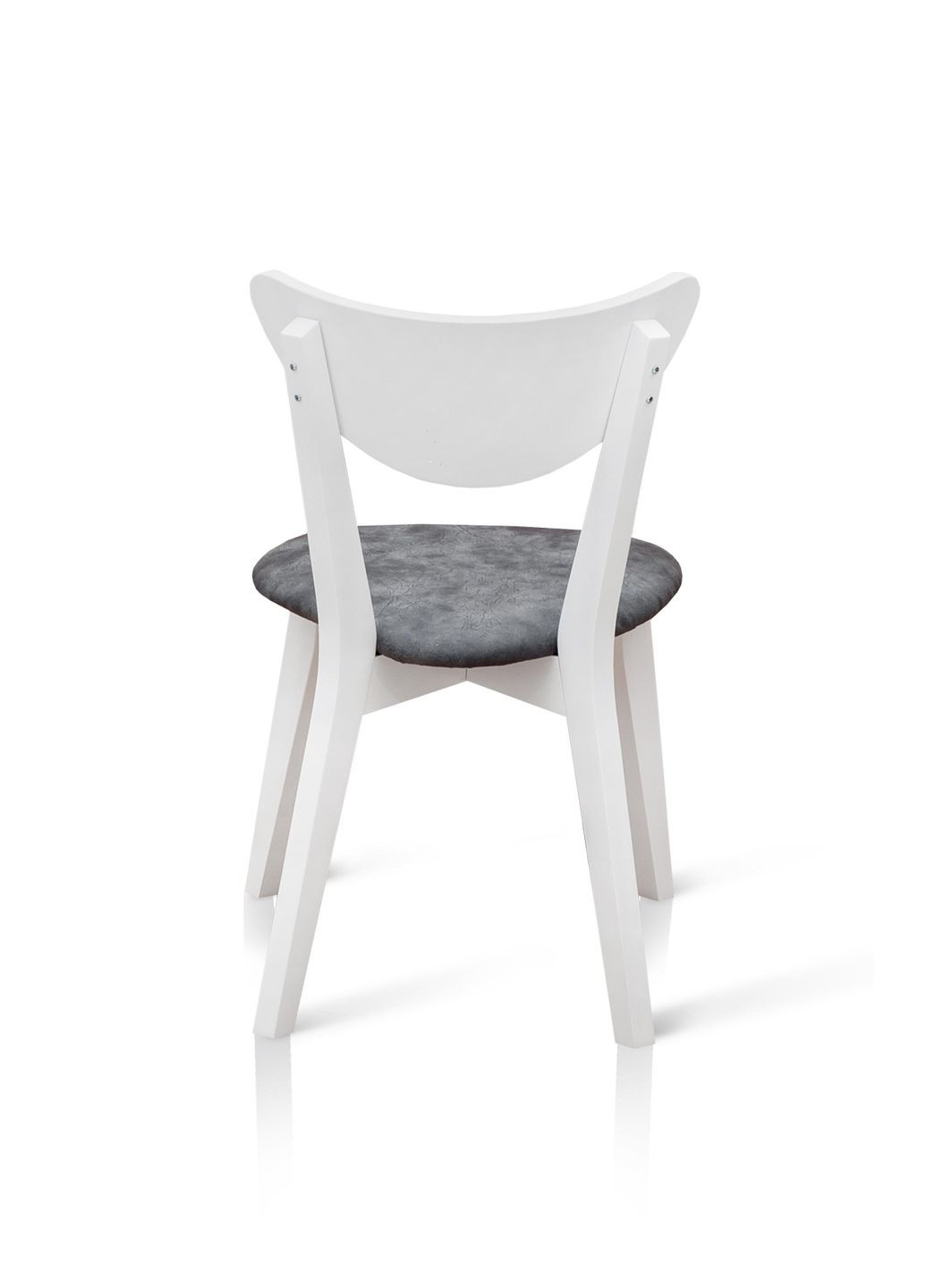 Кухонний стілець LUCAS Білий/Сірий 857517-01 857517 Comfort Line (355467921)