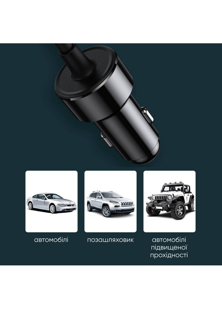 Автомобільний інвертор In-car Inverter 150W (220V CN/EU) (CRNBQ-A01) Baseus (372678449)