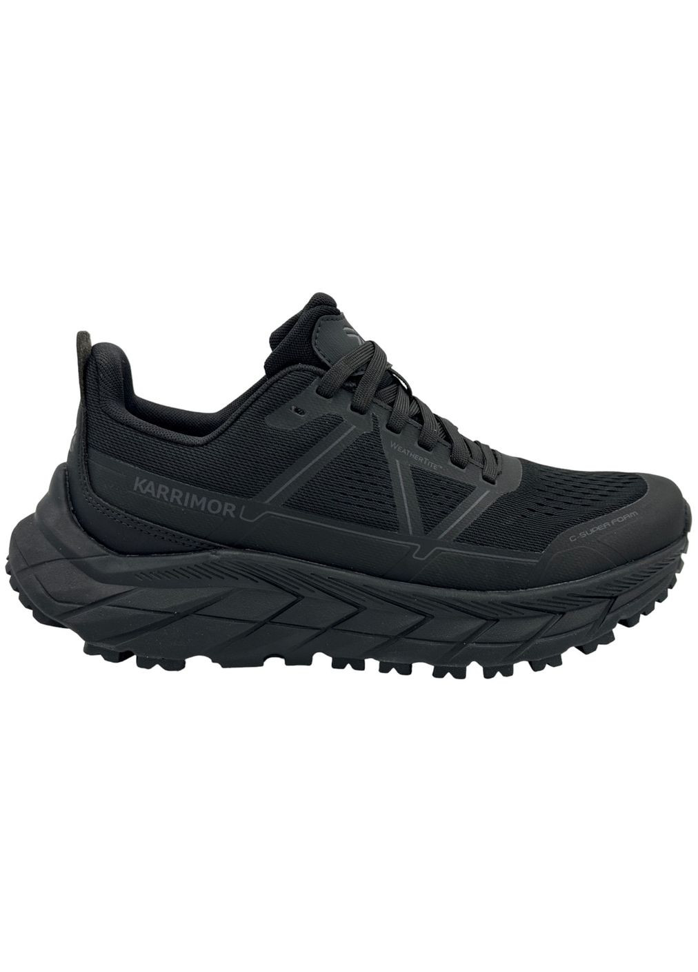Кроссовки Dalby Hiking Shoes Ld Black Karrimor чёрные всесезоны (364489392)