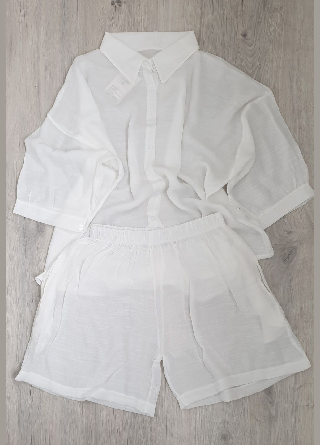 Пляжный женский костюм - рубашка + шорты No Brand (305068215)