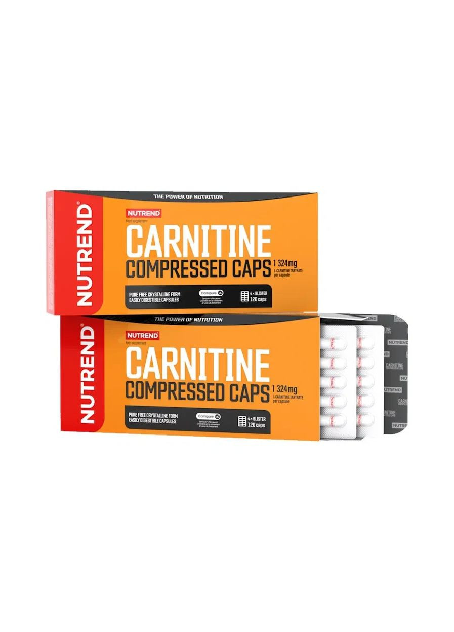 Карнітин тартрат Carnitine Compressed 120 капсул Nutrend (361116849)