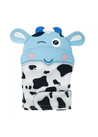 Прорезыватель-перчатка "Коровка", голубой MIC (366240529)