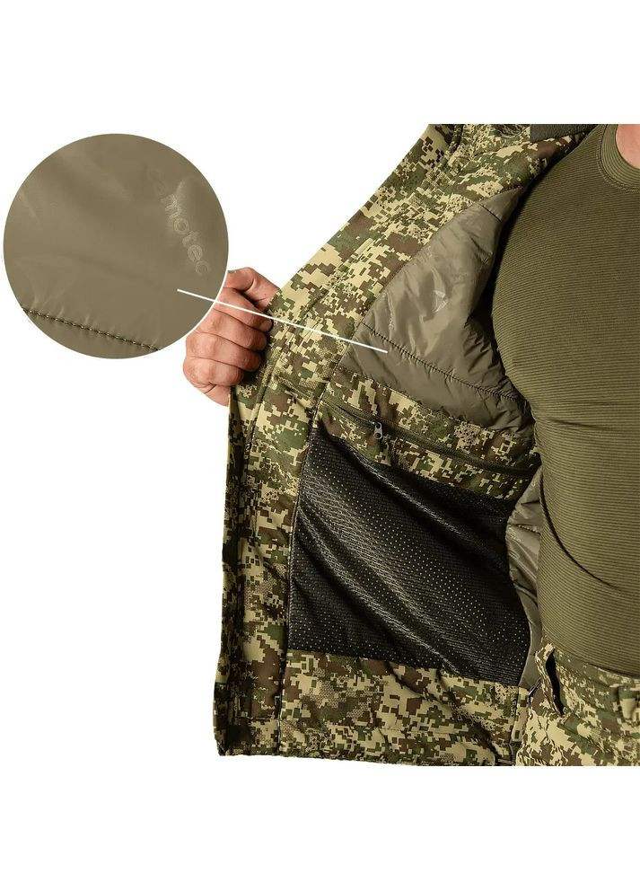 Комбинированная демисезонная куртка defender 7 level хищник нгу Camotec