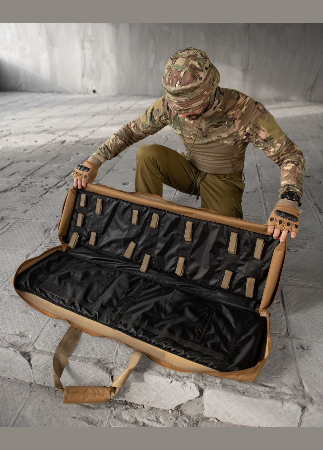 Тактическая сумка для ношения оружия койот No Brand (303358526)