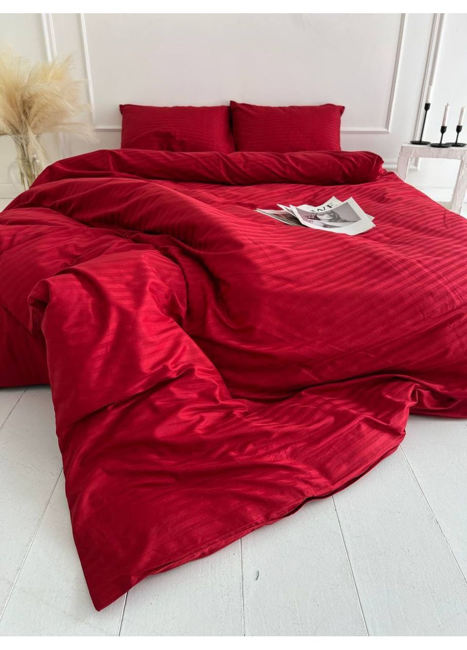 Комплект постельного белья полуторный No Brand страйп (370864747)