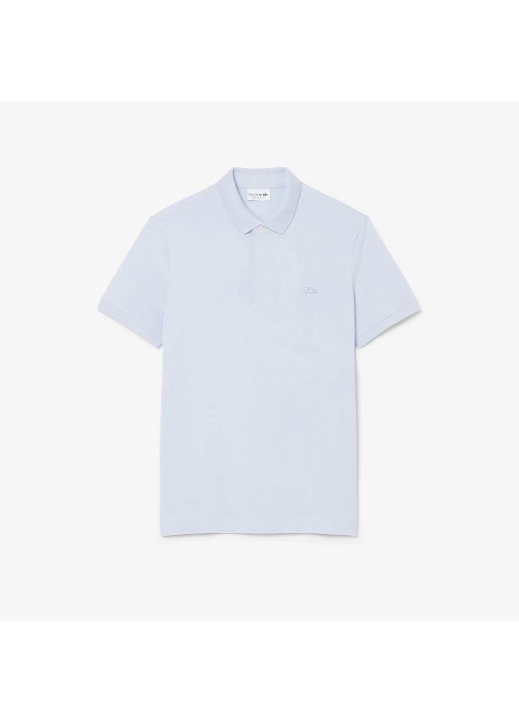 Голубой футболка-поло для мужчин Lacoste однотонная