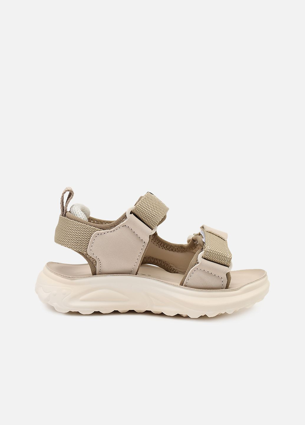 Босоніжки на пласкій підошві для хлопчика колір бежевий CB-00266034 Yuki (329728089)