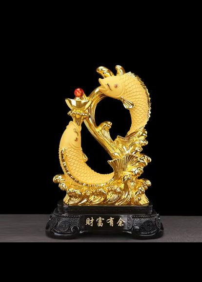 Вишукана статуетка скульптура статуя зі смоли зграя риб на хвилі No Brand (318891259)