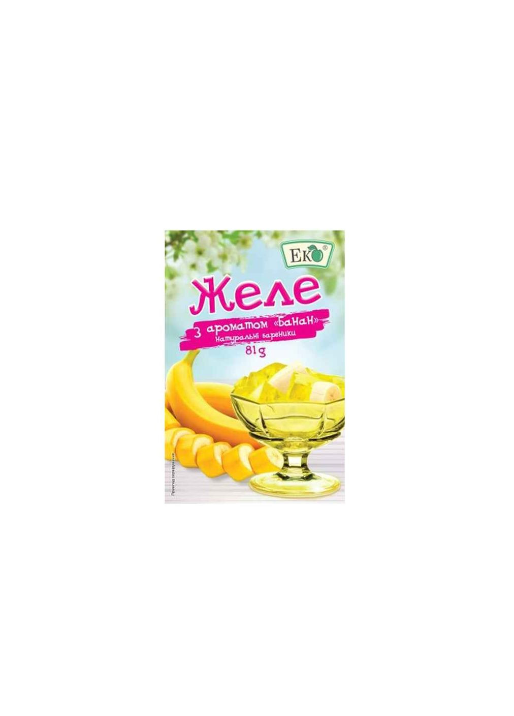 Желе 81г Банан Ф25 Еко (363328472)