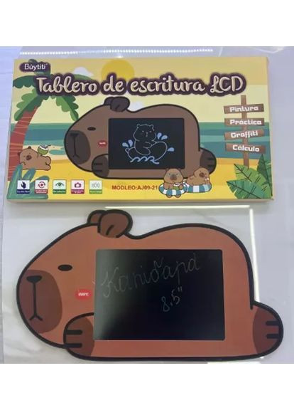 Планшет LCD для рисования Капибара 8,5" с коробкой 36,5×21 см, в ассортименте - No Brand C9701 (371926050)