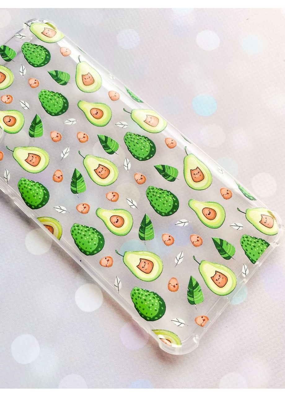 Чехол с утолщёнными углами на Samsung Galaxy S24 Ultra:: Авокадо с котиками (принт 301) CASE CONTROL (360664647)