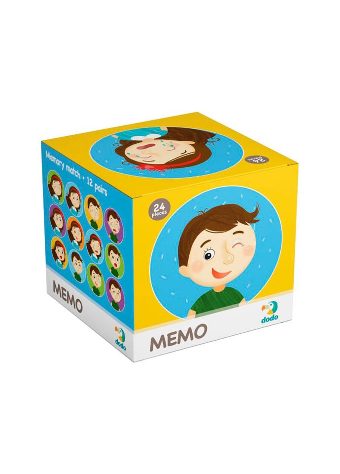 Настольная игра-мемо "Эмоции" 300144, 24 фишки с изображением DoDo Toys (315135684)