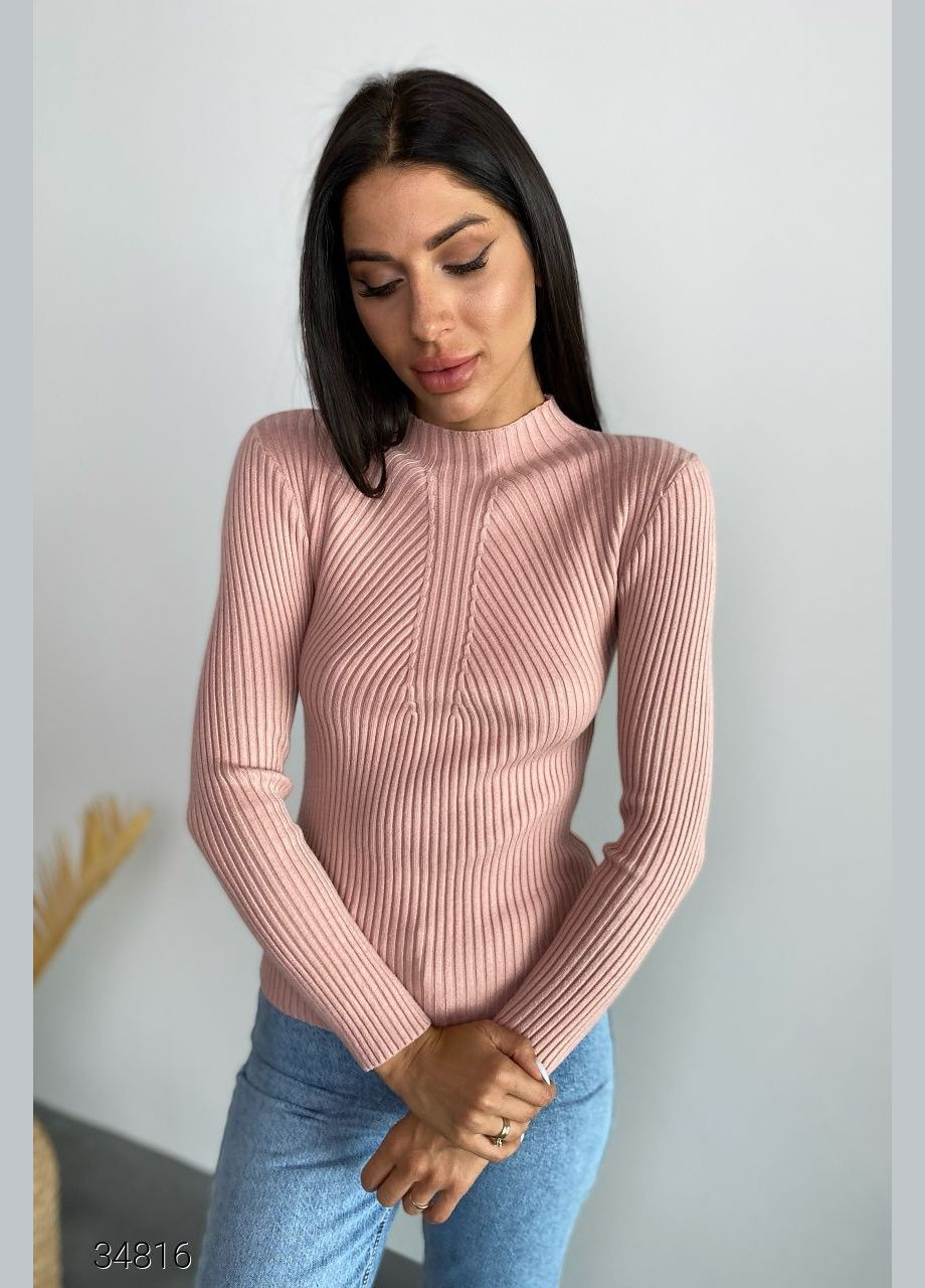 Водолазка в рубчик с воротом-стойкой Liton (303727712)