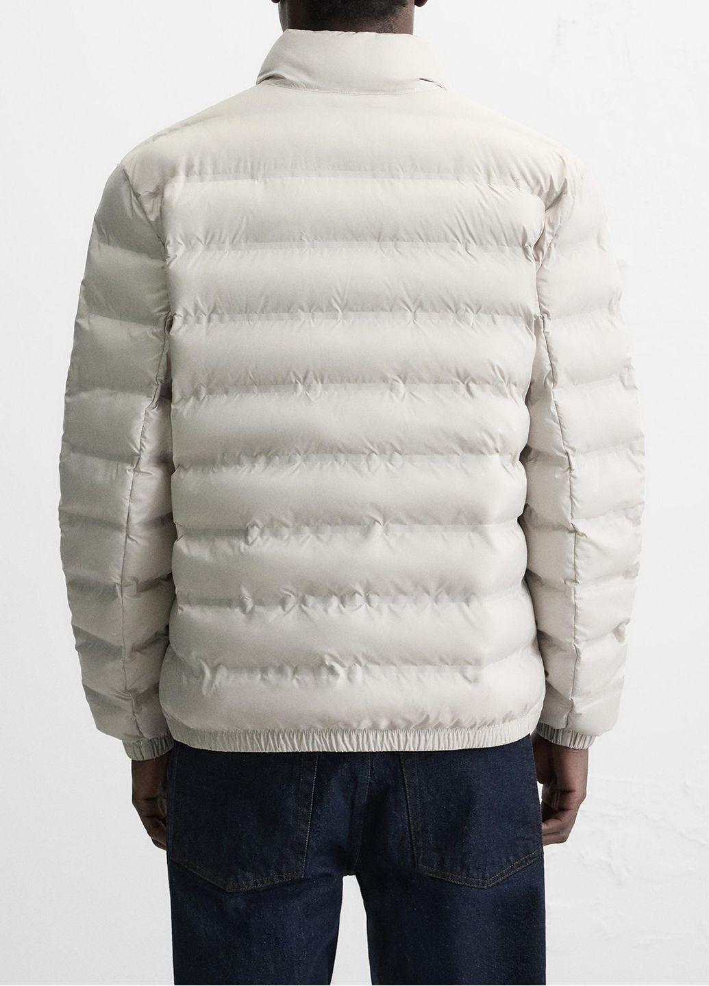 Світло-сіра демісезонна куртка Zara