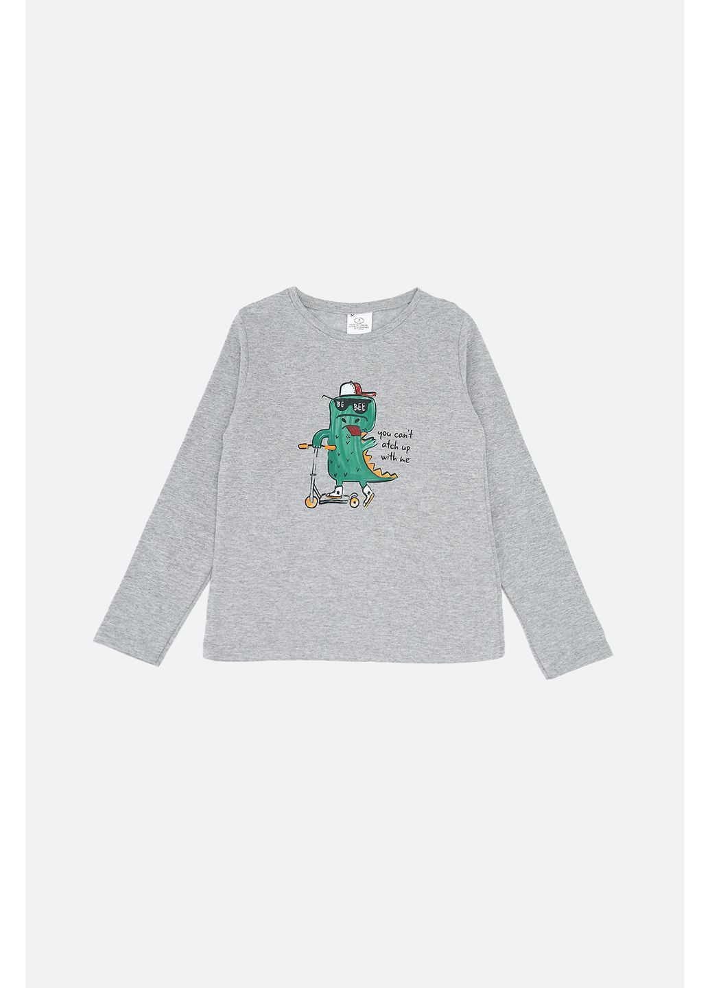 Сіра зимня піжама зі штанами для хлопчика колір сірий цб-00285841 Carla Mara