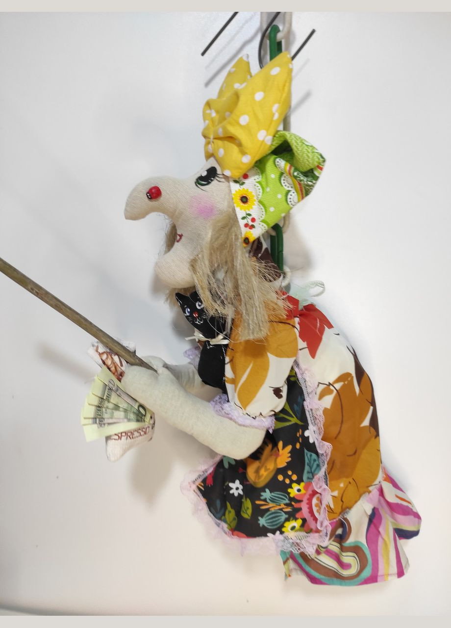 Лялька текстильна Баба Яга велика, що летить. No Brand (336960320)