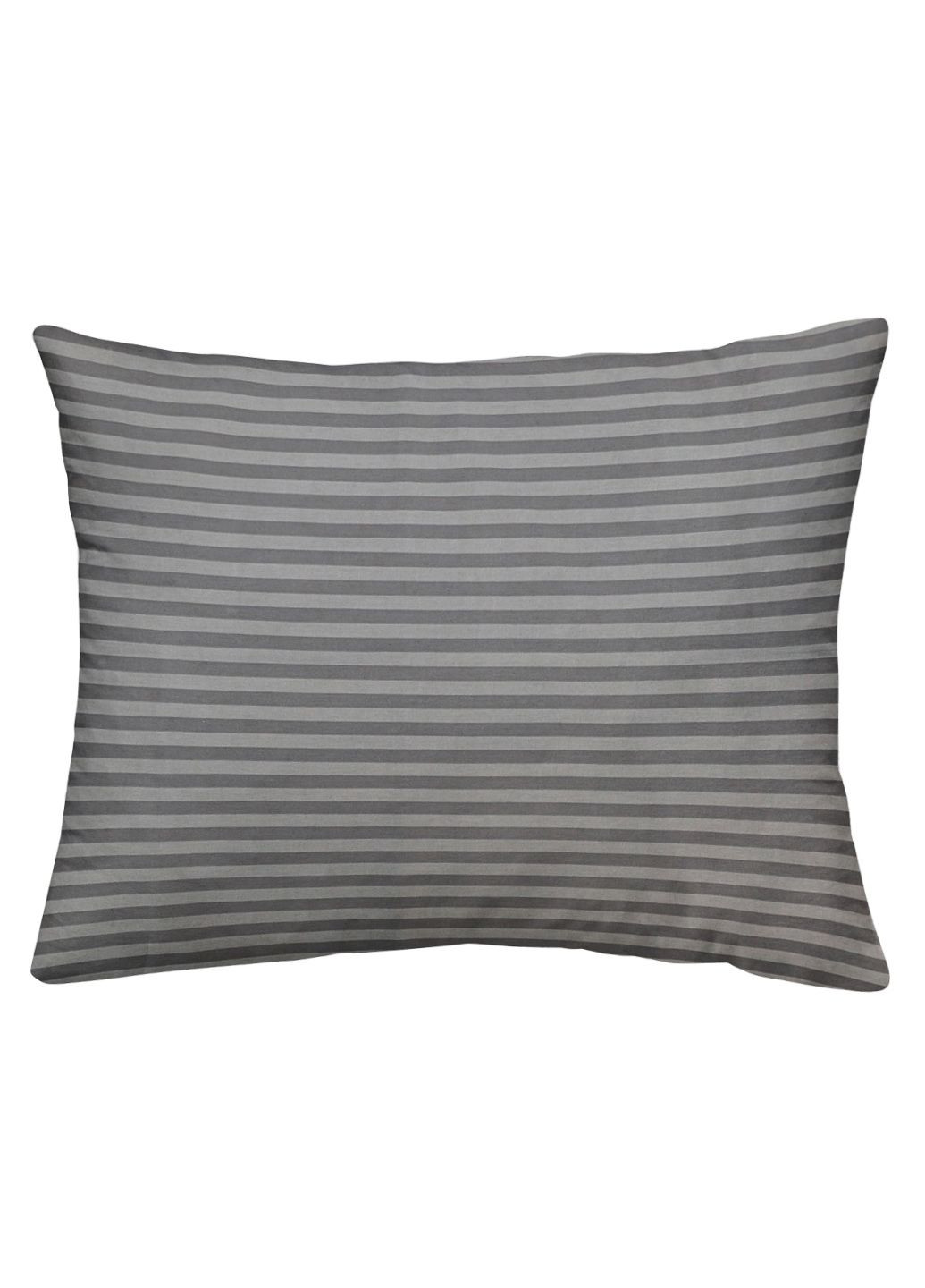 Наволочка 1 шт 50x70 см бязь Смужка сіра Love You (335355784)