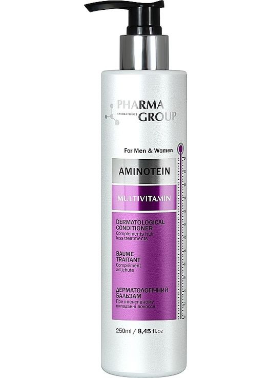 Бальзам від інтенсивного випадіння волосся Aminotein + Multivitamin Conditioner 250ml (1159400-31023850) Pharma Group Laboratories (368652158)