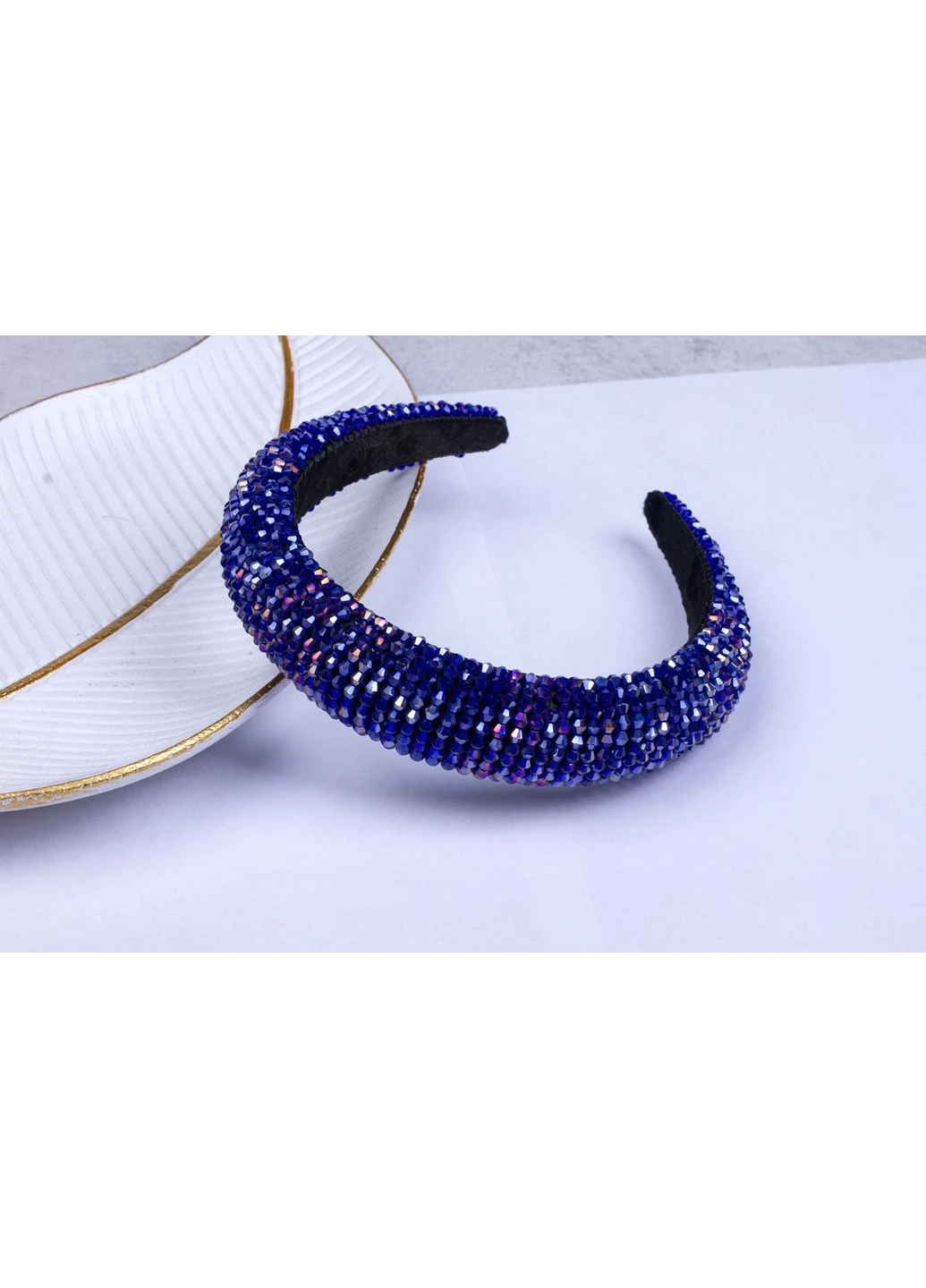 Обруч для волосся з кришталевими намистинами Fashion Jewelry (393799692)