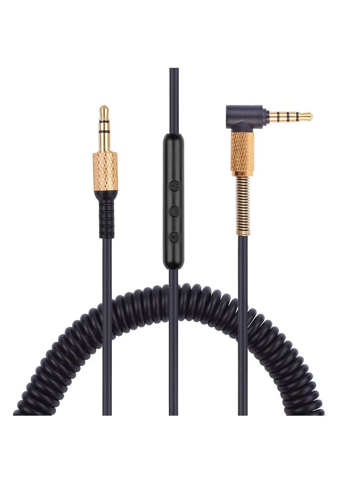 Кабель AUX шнур для наушников 2 II 3 III 4 IV 5 V Mid Anc Monitor - Black (с микрофоном) Marshall (364963497)