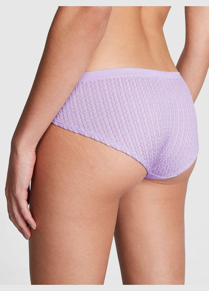 Жіночі трусики Seamless Hipster Panty рубчик XS лілові Victoria's Secret (282964679)