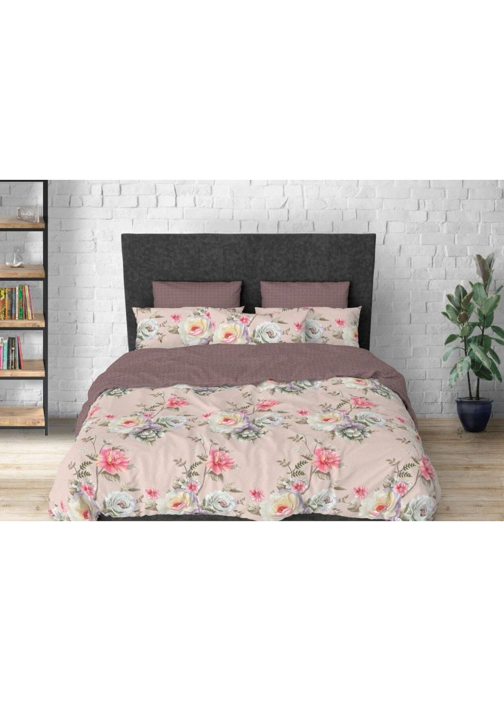 Постельное белье Ирма, бязь Евро Комфорт-текстиль підковдра 200х220 - 1шт, простирадло 220х240 - 1шт, наволочки 40х60 - 2шт (354823605)