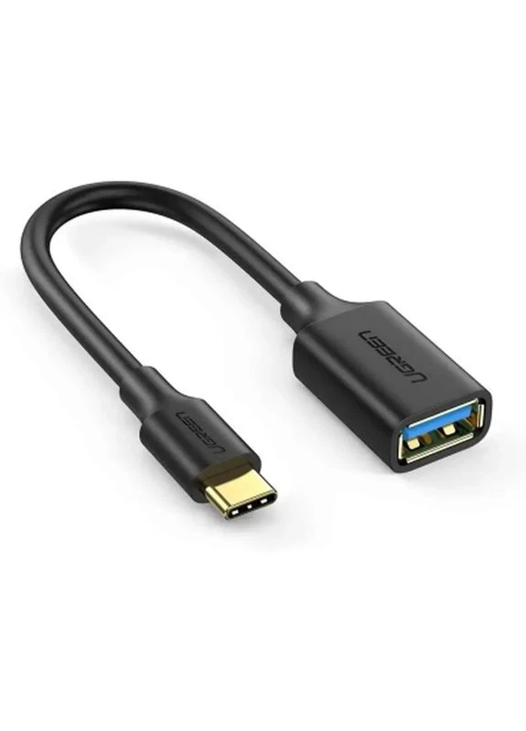 Переходник OTG USB 3.0 AF to USB-C US154 black (30701) black) Ugreen (399292156)
