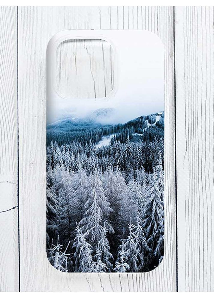 Чохол на iPhone 16 Pro Max Зимовий ліс (принт 164) Creative (362966723)