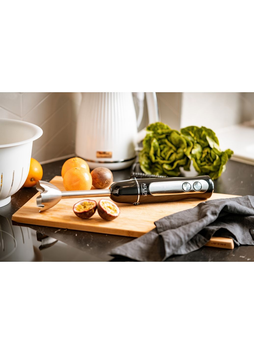 Блендер AD 4625 black ручной/ 1500Вт/ 5 быстрый/ без чаши/ Turbo/ Adler (362668474)