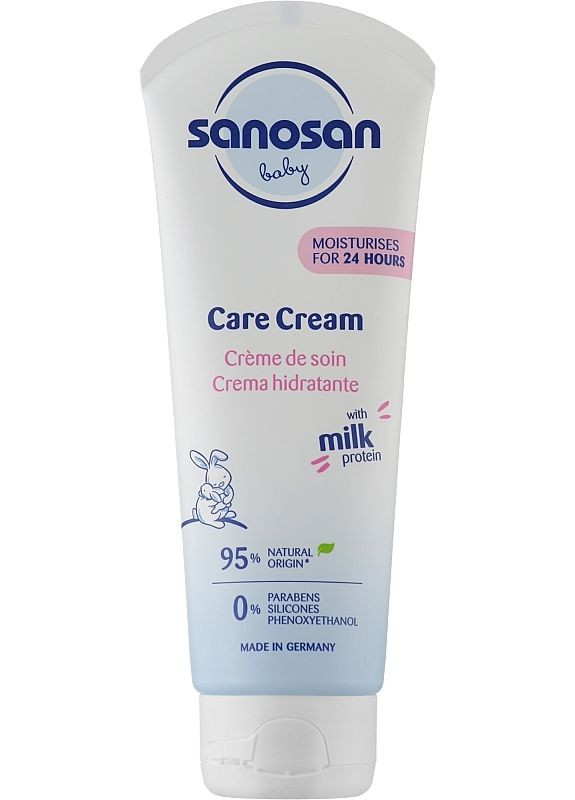 Детский увлажняющий крем Baby Care Cream Moisturises For 24 Hours 100ml (2-960261) Sanosan (369794655)
