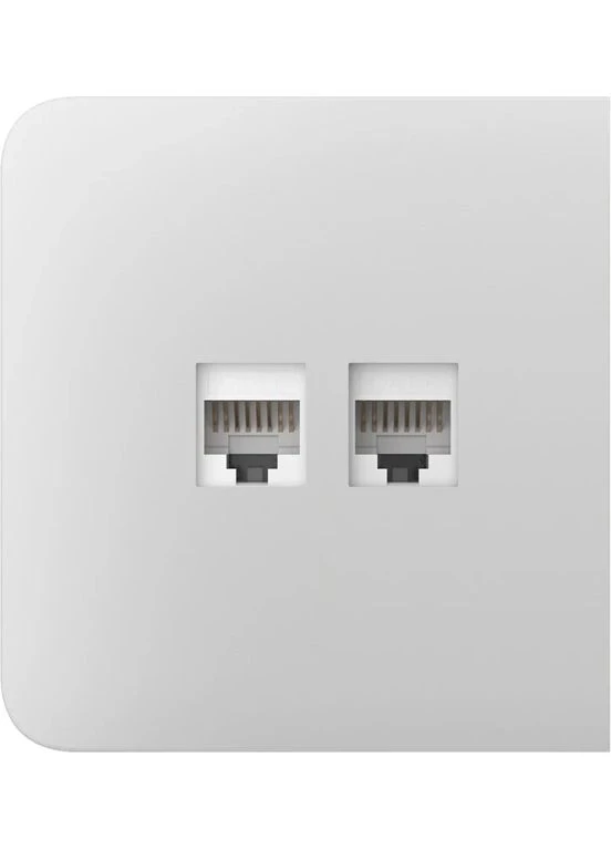 Бічна панель для вбудованої інтернет-розетки SideCover (LAN) White Ajax (385830148)
