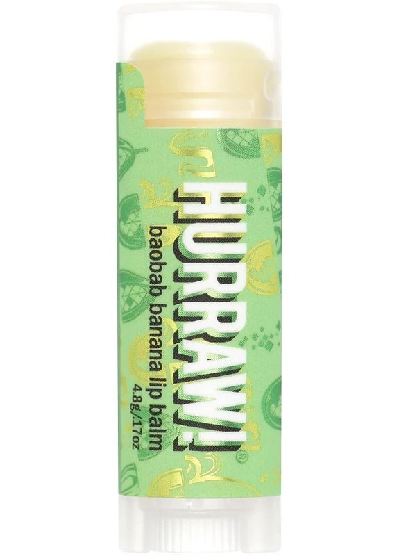 Бальзам для губ "Баобаб и банан" Baobab Banana Lip Balm 4.8g (2-919560) Hurraw! (369796312)