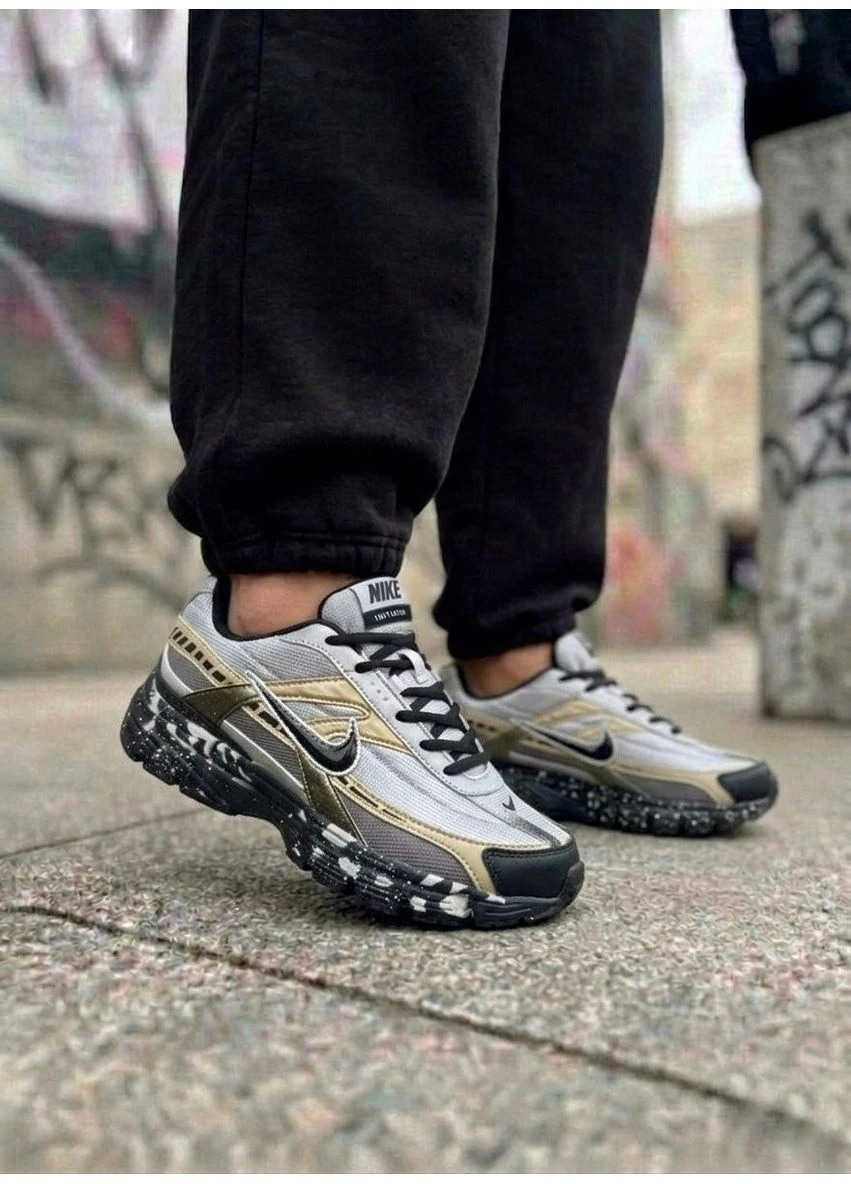 Черные демисезонные кроссовки мужские nike initiator grey/black найк инитиатор черные No Brand