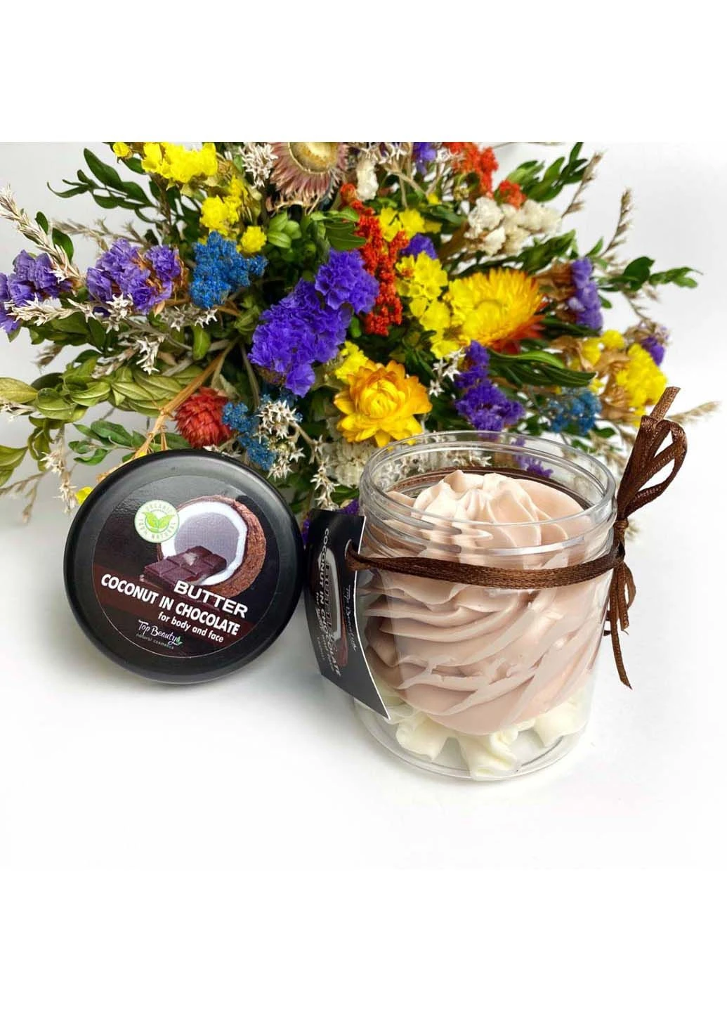 Top Beauty Баттер-суфле для лица и тела 150 мл Coconut in Chocolate — Крем, Украина (299337595)