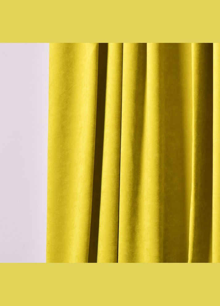 Тканина портьєрна однотонна Фонлук Canvas V-370 фісташка IDEIA (306459708)