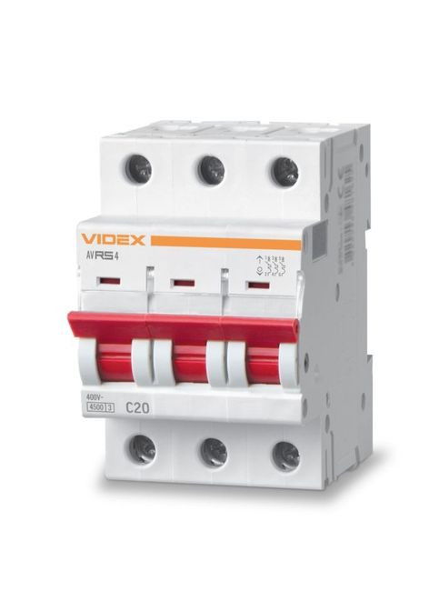 Автоматичний вимикач (VF-RS6-AV1C16) Videx RS6 RESIST 1п 16А 6кА С (361111211)