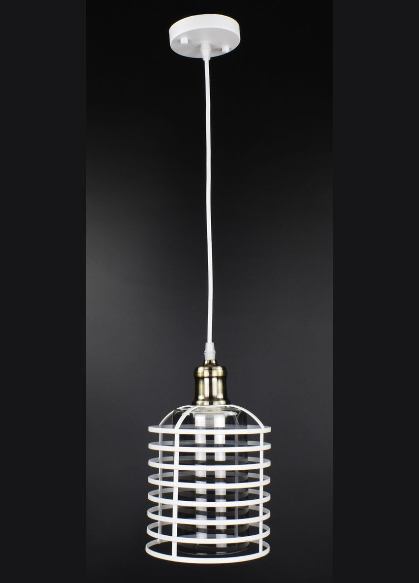 Люстра підвісна LOFT на 1 лампочку 27063 Білий 30-80х16х16 см. Sunnysky (364498097)