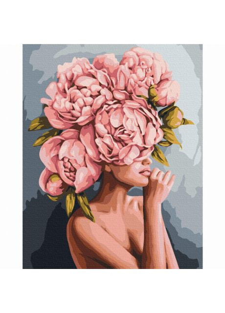 Картина по номерам Прикосновение пионов (BS51481) Brushme (370255974)