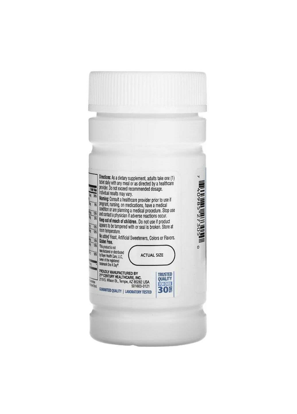 Вітаміни та мінерали One Daily Men's Health, 100 таблеток 21st Century (293338658)