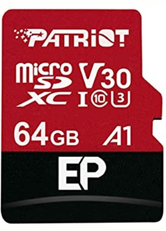 Картка пам'яті microSDXC 64 GB UHSI U3 EP A1 Patriot (276714137)