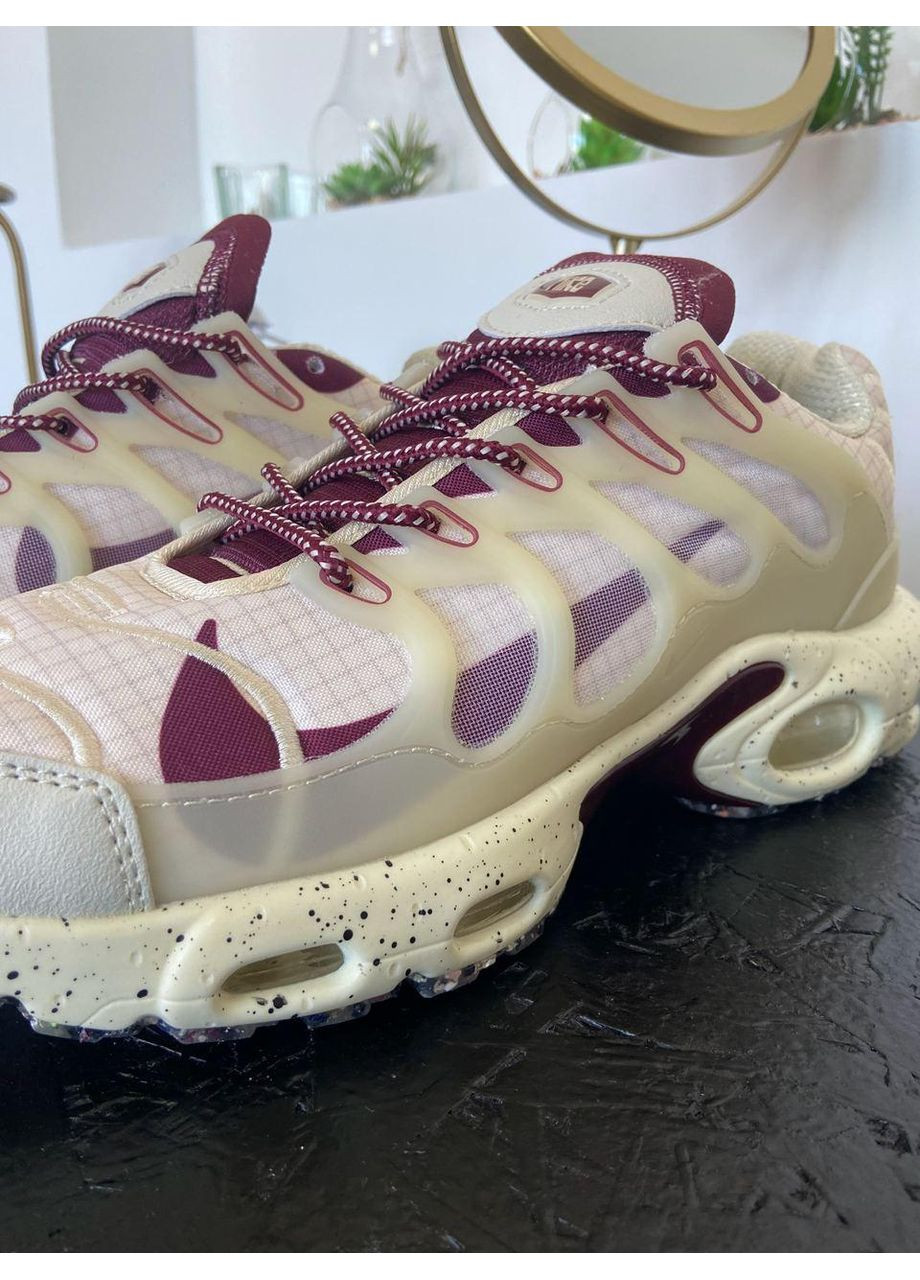 Бежевые демисезонные кроссовки мужские nike air max terrascape plus tan burgundy найк аир макс тн плюс No Brand