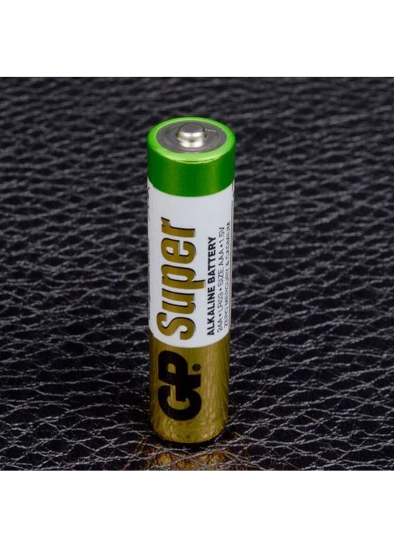 Батарейка лужна, Alkaline AAA (24A, LR03) 1.5V, 1 шт, тип AAA, напруга 1.5V, щелочная, 1.5V GP (394700717)