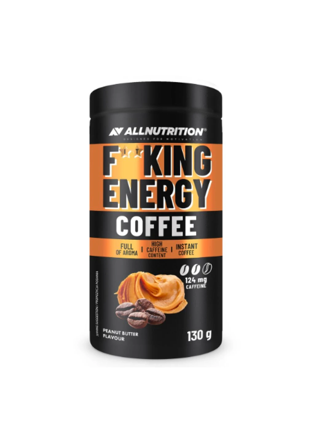 Fitking Delicious Energy Coffee - 130g Caramel Allnutrition (380950312)